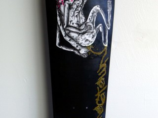 Satter Ugly – Hand Painted Skate Deck – 7